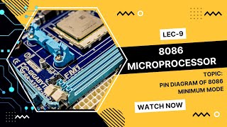 Pin Diagram of 8086Minimum Mode Lec09 8086 Microprocessor [upl. by Rilda538]