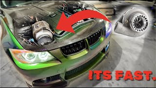 VRSF 35quot Race Exhaust Install  E9x BMW 335i [upl. by Ordnajela]