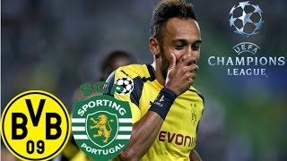 Match Borussia Dortmund vs Sporting Lisbon Champions League 1617 [upl. by Refynnej]