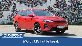 Essai  MG 5 2022  MG fait le break [upl. by Towrey646]