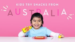 Kids Try Snacks from Australia  Kids Try  HiHo Kids [upl. by Lowenstern]