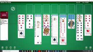 Spider Solitaire 4 suits 269 [upl. by Maren]