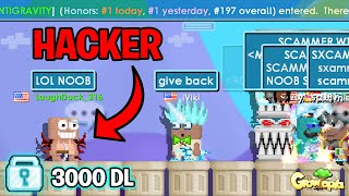 GOT SCAMMED 3000 DLS WORTH WORLD quitting  Growtopia [upl. by Etteuqal]