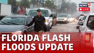 Florida Weather Live  Florida Flood 2024  US News Live  Floods Grip Florida Live  News18  N18L [upl. by Zaller]