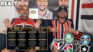 SORTEIO FASE DE GRUPOS LIBERTADORES 2024  SP ACESSIVEL PALMEIRAS GRUPO DA MORTE FLA DEU SORTE [upl. by Appledorf282]