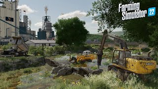 Terrassement amp Démolition du barrage 3 Farming Simulator 22 UMRV Episode 5 [upl. by Suryt]