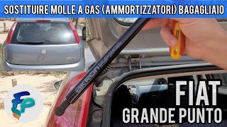 Sostituire gli ammortizzatori molle a gas del baule su Fiat grande punto [upl. by Dyol445]