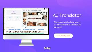 How to Use AI Translator with FlexClip [upl. by Bridget]