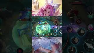 CRAZY SHIELD AND HEAL Crystal Rose Seraphine montage wildirft seraphinelol crystalroseseraphine [upl. by Trilly]