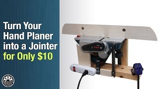 Turn Your Hand Planer into a Jointer for Only 10 [upl. by Salzhauer]