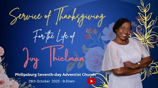 Thanksgiving Service for the life of Ivy Thielman  Oct 28th 2023  at 930 am [upl. by Nylasoj]