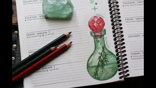 How to Color a Green Glass Potion Bottle [upl. by Kersten]