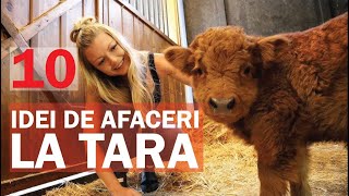 10 idei de afaceri la tara  10 afaceri potrivite pentru mediul rural [upl. by Ravi]