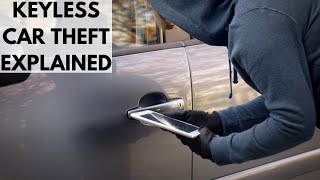 How Does Keyless Car Theft Work Relay Theft [upl. by Eirased682]