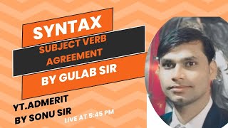 Part 2Syntax SubjectverbAgreement by Gulabsir [upl. by Nolrac887]