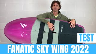 Fanatic Sky Wing 58quot 2022  RECENSIONE di una delle migliori tavole da wing foil [upl. by Allertse79]