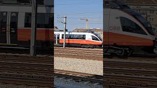 Sonderfahrt ÖBB SGP 4020 piros szürke és Nicht einsteigen ÖBB cityjet BOMBARDIER TALENT 1 Futópróba [upl. by Pratte725]