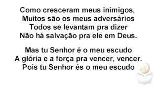 COMO CRESCERAM OS MEUS INIMIGOS  COMO FEZ DAVI videoletra dos louvores que toca aqui no MAEP [upl. by Ardni650]