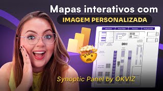 Como Usar suas Imagens como um MAPA INTERATIVO no Power BI Synoptic Panel [upl. by Gitel]