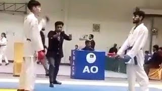 National Karate champion 2024 PKF Opening Ceremony  NED University Khi Karate Fight  champion [upl. by Thamos290]