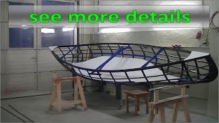 Skinboat Manufacture Teil 1 canoe build skinonframe DIY Kanu [upl. by Enihpesoj]