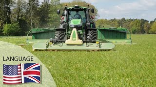 EasyCut F 400 CV Fold – Folding disc mower from KRONE [upl. by Simaj]