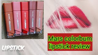 New Mars colorbum liquid lipstick review honest review marscosmetics lipstick makeup [upl. by Adnilema177]