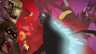 NO WAY HE CLUTCHING 3 v 1  Godzilla vs Destoroyah [upl. by Merna]