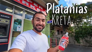 Chania Crete Platanias walking tour 4k Kreta Griechenland [upl. by Saref867]