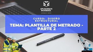 👷 📝COMO METRAR PLANCHAS EN LA HOJA DE METRADO DEL CANAL🔍 [upl. by Nevak103]