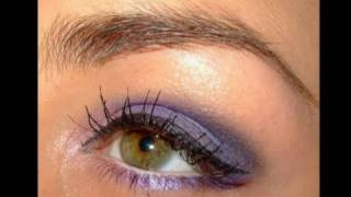 Violet eyes Make up tutorial for Green eyes [upl. by Sackey]