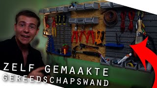 Zelf een GEREEDSCHAPSWAND maken  Van ROMMEL KAMER naar HOME STUDIO  Davey Raaijmakers [upl. by Kery]