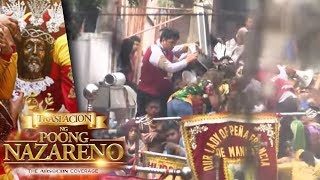 Andas ng Itim na Nazareno nasa Arlegui St na  Traslacion 2020 [upl. by Buschi316]