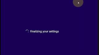 Stuck at Finalizing your settings message in Windows 1110 [upl. by Acimat]