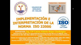 S1IMPLEMENTACION DEL SISTEMA DE GESTION DE INOCUIDAD 220002018 EN LA INDUSTRIA ALIMENTARIA [upl. by Brosine915]