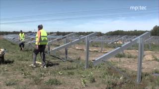 Photovoltaik Wie eine 5 MW Freilandanlage ensteht [upl. by Kanya]