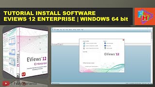 Tutorial Install Eviews 12 Enterprise Edition  Windows 64 Bit [upl. by Sender965]