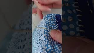 Adding French Knots embroidery slowstitching handsewing handembroidery textileartist stitch [upl. by Anit]