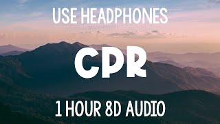 Cupcakke  CPR  1 Hour 8D Audio [upl. by Yrneh]