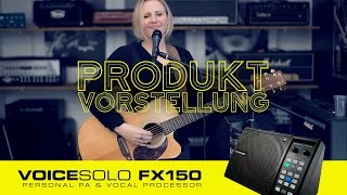 VoiceSolo FX150  Persönliche PAMonitor in amtlicher Qualität [upl. by Ahras547]