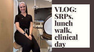 VLOG RDH clinical work SRPs lunch walk✨🦷🧚🏻 [upl. by Eimat]