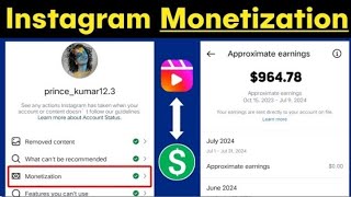 How To Monetize Instagram Account  Instagram monetization kaise kare  monetization eligibility [upl. by Endres832]