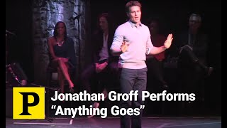 Jonathan Groff Channels His Inner Sutton Foster to Perform quotAnything Goesquot [upl. by Gnauq906]