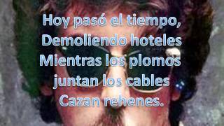 charlie garcia  demoliendo hoteles LETRALYRICS [upl. by Kee386]