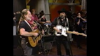 If I Can Find a Clean Shirt  Live 1991 with Waylon Jennings on the Tonight Show with Jay Leno [upl. by Kcirdaed]