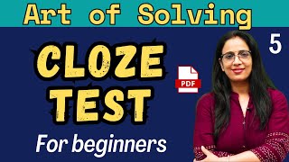 Cloze Test for Beginners  5  Easy Tips and Tricks for Scoring Well  English With Rani Maam [upl. by Cailly770]