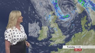 Carol Kirkwood  BBC Breakfast Weather 28072020  HD [upl. by Eelsha]