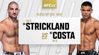 UFC 302 Sean Strickland vs Paulo Costa Highlights [upl. by Alemahs]