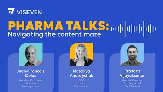 VISEVEN  PODCAST  2024  Pharma Talks Navigating The Content Maze [upl. by Yentroc]