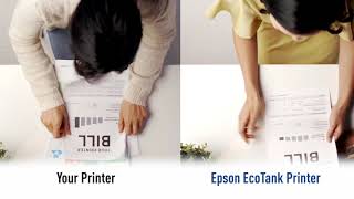 EcoTank vs Laser Printers  Low Power Consumption Home [upl. by Joab]